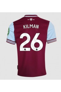 West Ham United Max Kilman #26 Jalkapallovaatteet Kotipaita 2024-25 Lyhythihainen